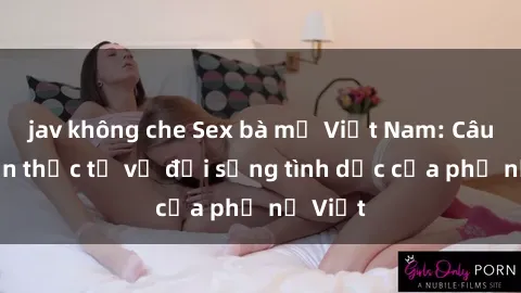 jav không che Sex bà mẹ Việt Nam: Câu chuyện thực tế về đời sống tình dục của phụ nữ Việt