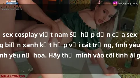 sex cosplay việt nam Sự hấp dẫn của sex bãi biển: Khi sóng biển xanh kết hợp với cát trắng, tình yêu nở hoa. Hãy thả mình vào cõi tình ái giữa sóng biển!